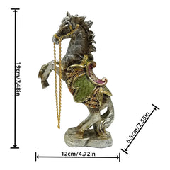 Standing Resin Horse Statue For Home Decor