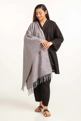 Grey Poly Viscose Scarf