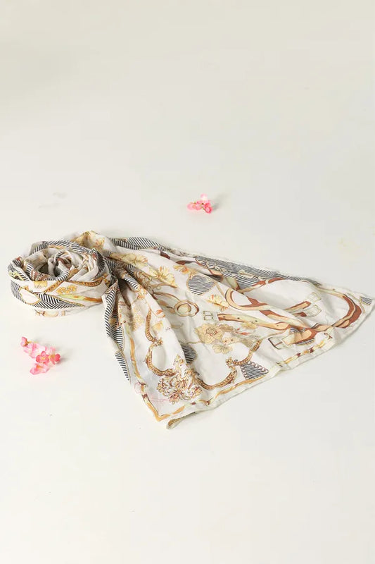 Printed Khadi Scarf