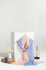 Slub Lawn Printed Scarf