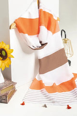Slub Lawn Printed Scarf
