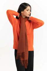 Rust Polyester Scarf