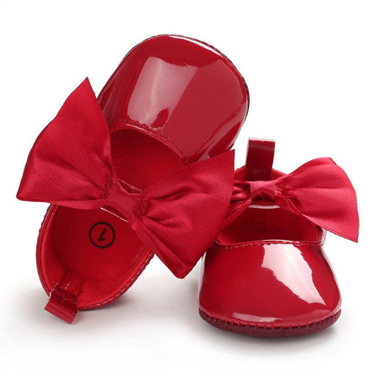 Baby Girl Bowknot Soft Sole Shoes