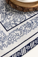 SS22 Ink Blue Block Printed Place Mat