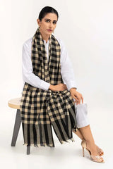 Black Checkered Stole