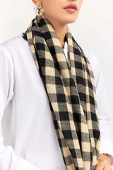 Black Checkered Stole