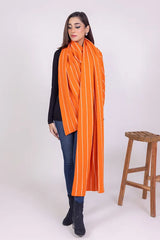 Striped Jacquard Shawl