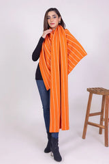 Striped Jacquard Shawl