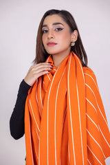 Striped Jacquard Shawl