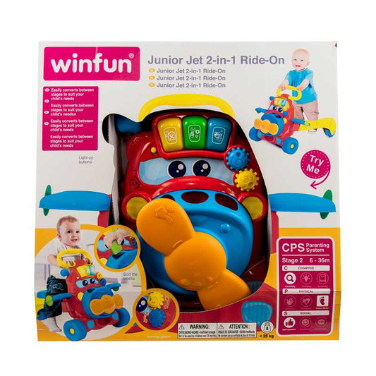 Winfun Ride On Junior Jet 2-in-1 Walker