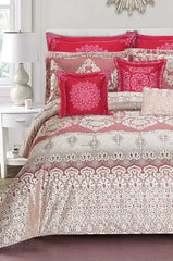 Wood Rose Chenille Comforter set