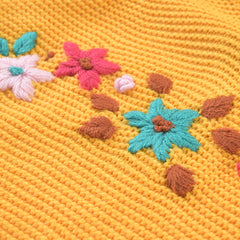 INFANT GIRLS ACRYLIC SWEATER LILY-CITRUS